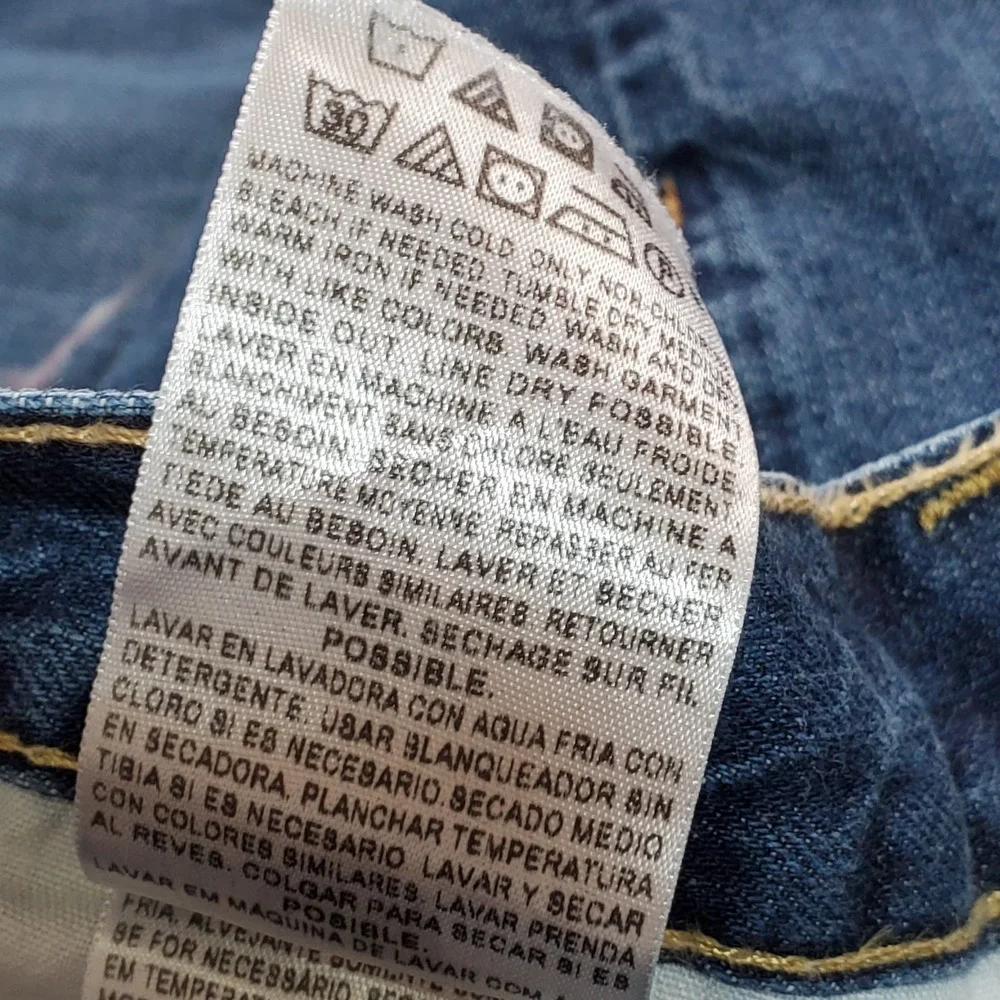 Levis 514 Jean  Blue Regular Fit Straight Leg Denim Size 38 Western Fits 38x31.5